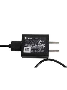 Roku AC Adapter Power Supply .5V Output .3A TV Multimedia